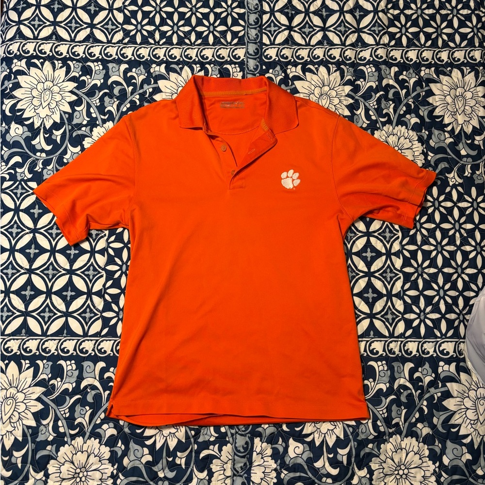 Nike Men’s Embroidered Clemson Polo size Small